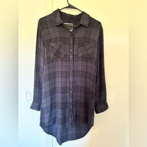 Rails Navy Flannel Tunic